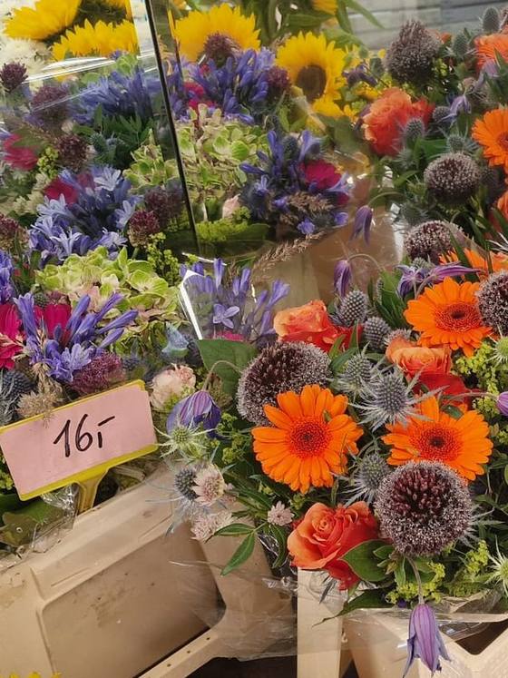 Kleurrijk gemengd boeket